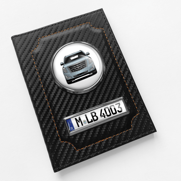 Escalade Fahrzeugschein Hülle personalisiert mit Auto u.Kennzeichen!