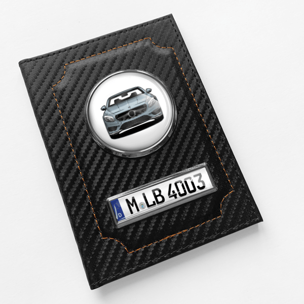 S-Klasse Cabriolet Fahrzeugschein Hülle personalisiert mit Auto u.Kennzeichen!