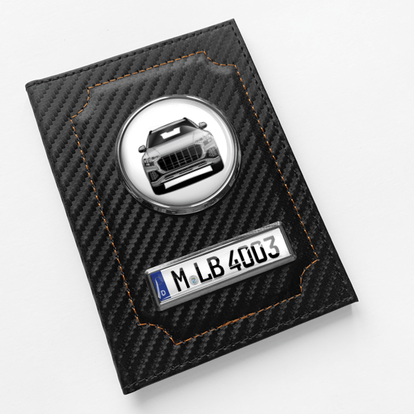 SQ8 Fahrzeugschein Hülle personalisiert mit Auto u.Kennzeichen!