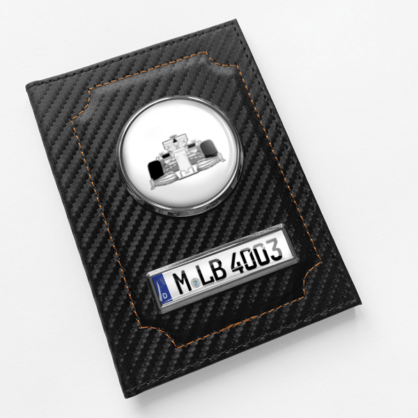 SF90 (Formel 1) Fahrzeugschein Hülle personalisiert mit Auto u.Kennzeichen!