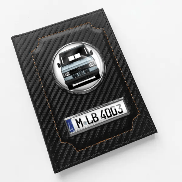 T1 Fahrzeugschein Hülle personalisiert mit Auto u.Kennzeichen!