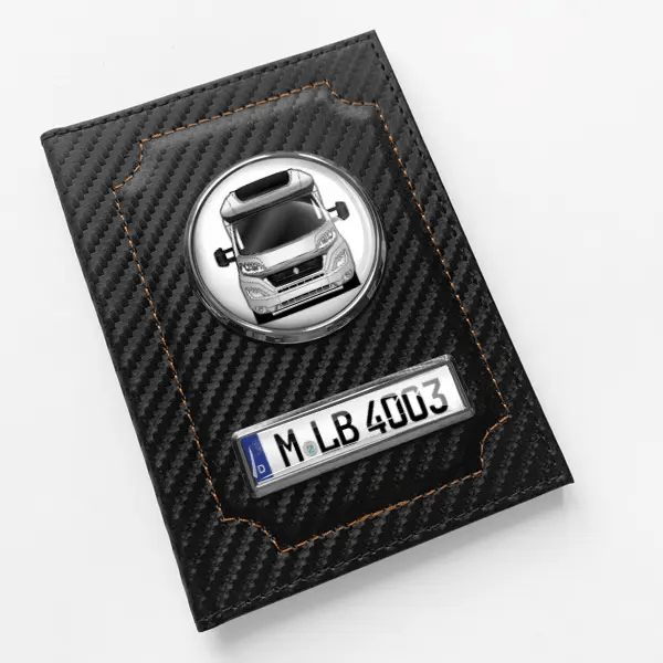 Ixeo Fahrzeugschein Hülle personalisiert mit Wohnwagen u.Kennzeichen!