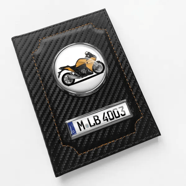 VFR 1200 F Fahrzeugschein Hülle personalisiert mit Motorrad u.Kennzeichen!