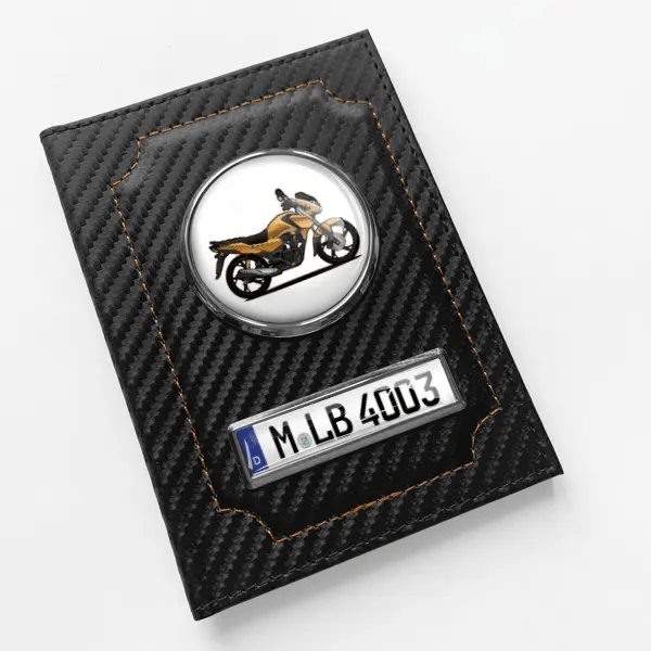 CB125 F Fahrzeugschein Hülle personalisiert mit Motorrad u.Kennzeichen!