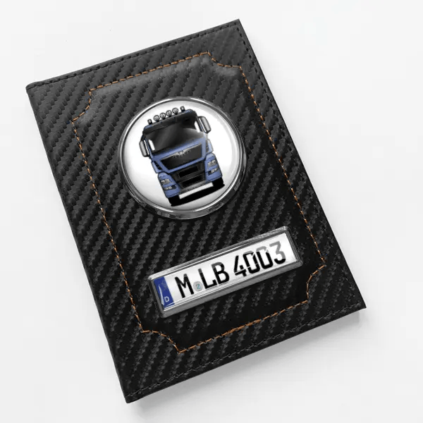 TGX 18.560 Fahrzeugschein Hülle personalisiert mit LKW u.Kennzeichen!