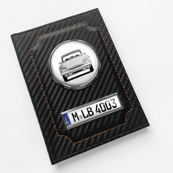 DS Fahrzeugschein Hülle personalisiert mit Auto u.Kennzeichen!