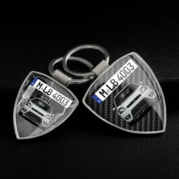 Fiesta ST Schlüsselanhänger personalisiert mit Auto u.Kennzeichen!