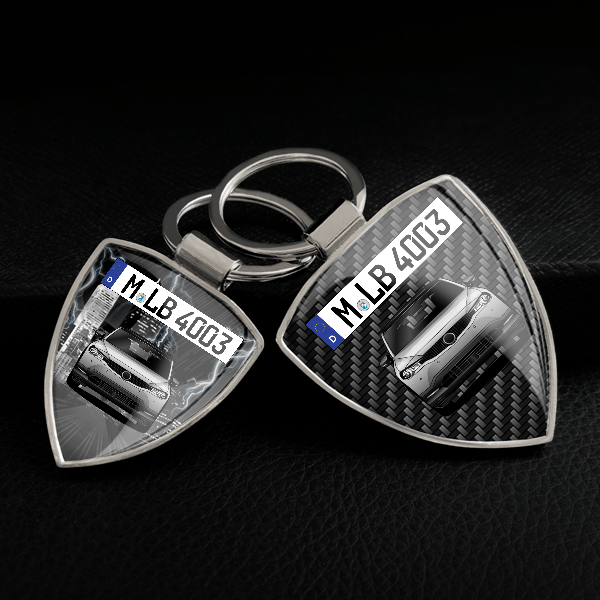 MX-30 Schlüsselanhänger personalisiert mit Auto u.Kennzeichen!