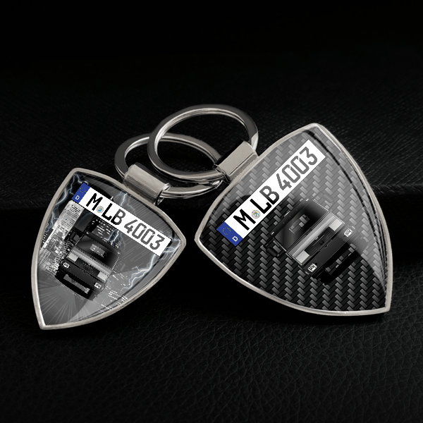 M2000 Schlüsselanhänger personalisiert mit LKW u.Kennzeichen!