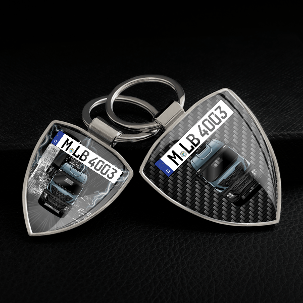 Stralis X-Way Schlüsselanhänger personalisiert mit LKW u.Kennzeichen!