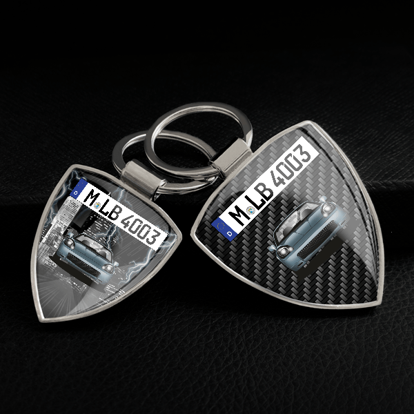 MR2 Schlüsselanhänger personalisiert mit Auto u.Kennzeichen!