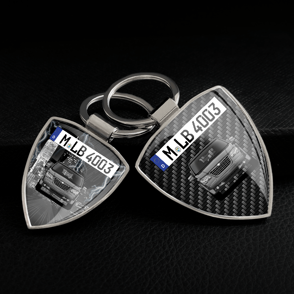 Grand Voyager Schlüsselanhänger personalisiert mit Auto u.Kennzeichen!