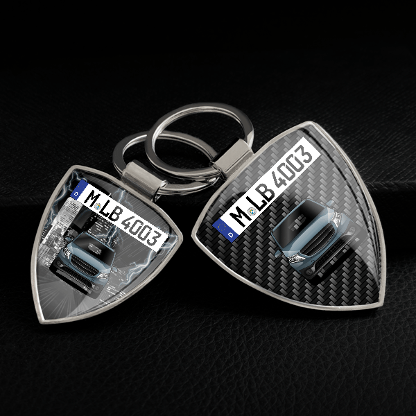 Vito Schlüsselanhänger personalisiert mit Auto u.Kennzeichen!