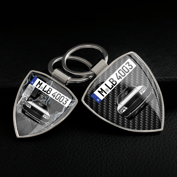 100 Avant Schlüsselanhänger personalisiert mit Auto u.Kennzeichen!