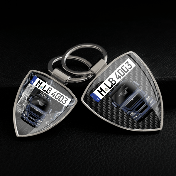 TGX 41.540 Schlüsselanhänger personalisiert mit LKW u.Kennzeichen!