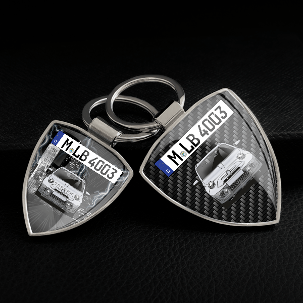 595 Schlüsselanhänger personalisiert mit Auto u.Kennzeichen!