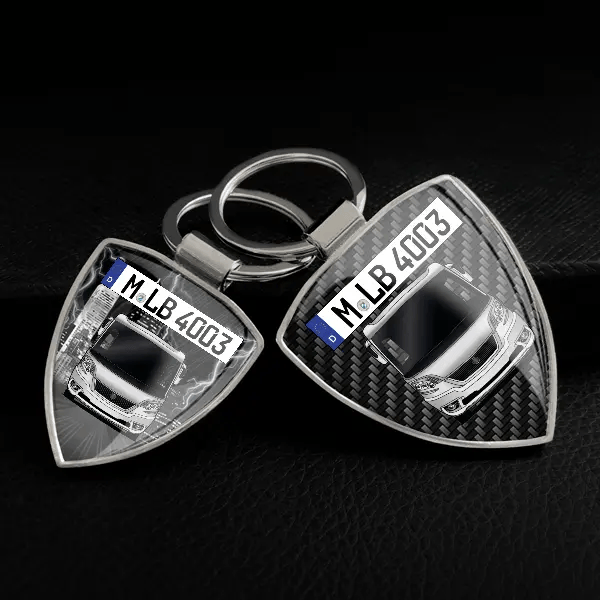 VAN 550 MD Schlüsselanhänger personalisiert mit Wohnwagen u.Kennzeichen!