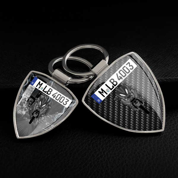 K 1600 GT Schlüsselanhänger personalisiert mit Motorrad u.Kennzeichen!