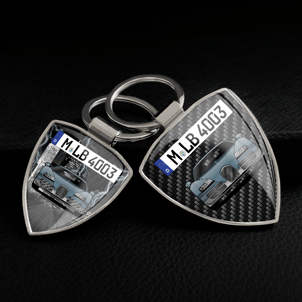 Veyron 16.4 Super Sport Schlüsselanhänger personalisiert mit Auto u.Kennzeichen!