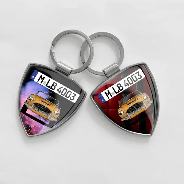 3000 Schlüsselanhänger personalisiert mit Auto u.Kennzeichen!