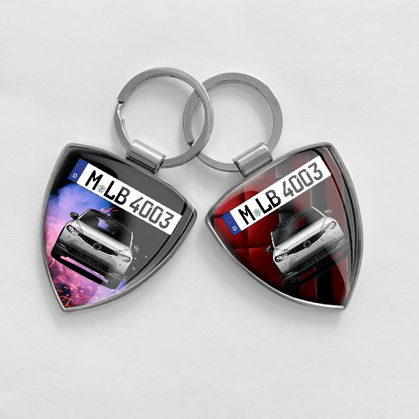MX-30 Schlüsselanhänger personalisiert mit Auto u.Kennzeichen!