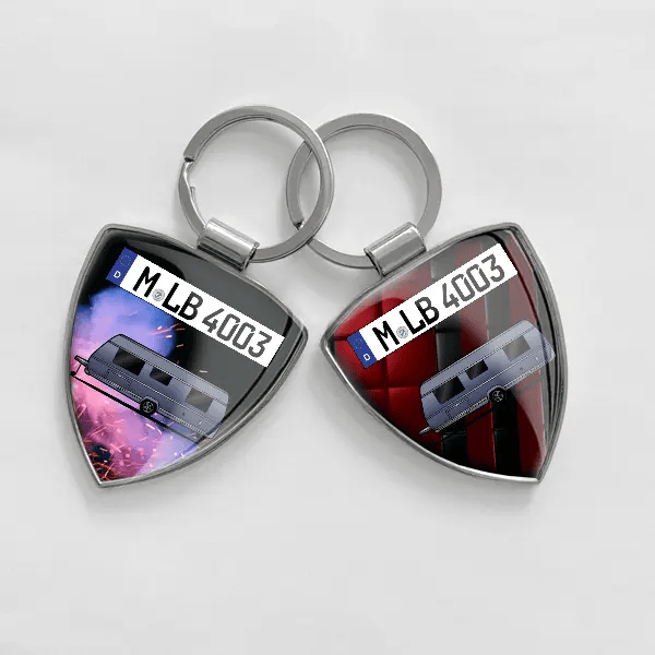 560 Schlüsselanhänger personalisiert mit Wohnwagen u.Kennzeichen!