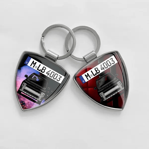 Inster Cross Schlüsselanhänger personalisiert mit Auto u.Kennzeichen!