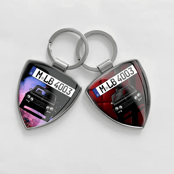 Fulvia HF Schlüsselanhänger personalisiert mit Auto u.Kennzeichen!