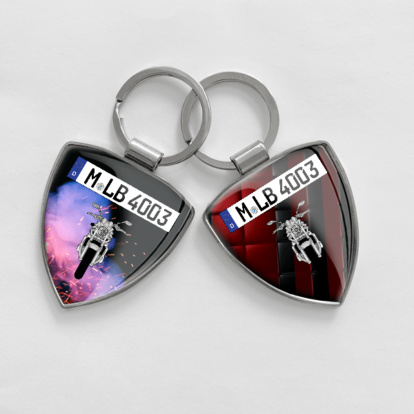 GSF 650 Schlüsselanhänger personalisiert mit Motorrad u.Kennzeichen!