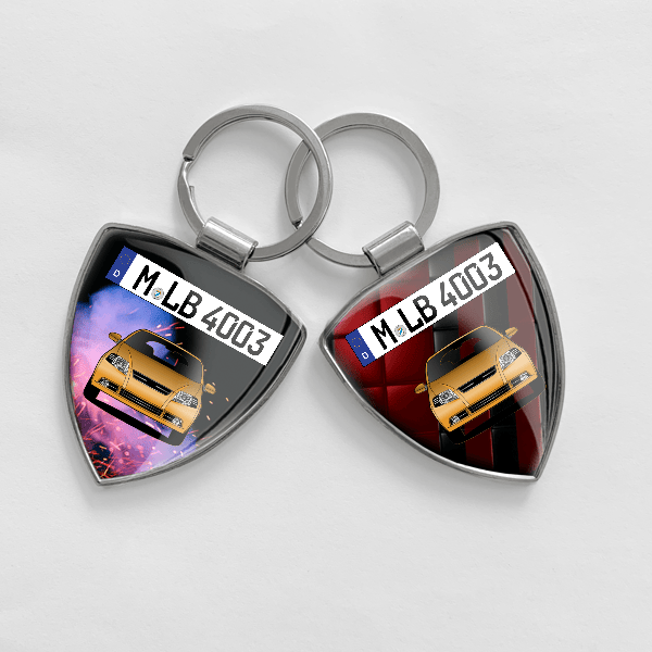 Kalos (5-Türer) Schlüsselanhänger personalisiert mit Auto u.Kennzeichen!