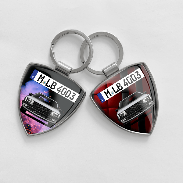 100 Avant Schlüsselanhänger personalisiert mit Auto u.Kennzeichen!