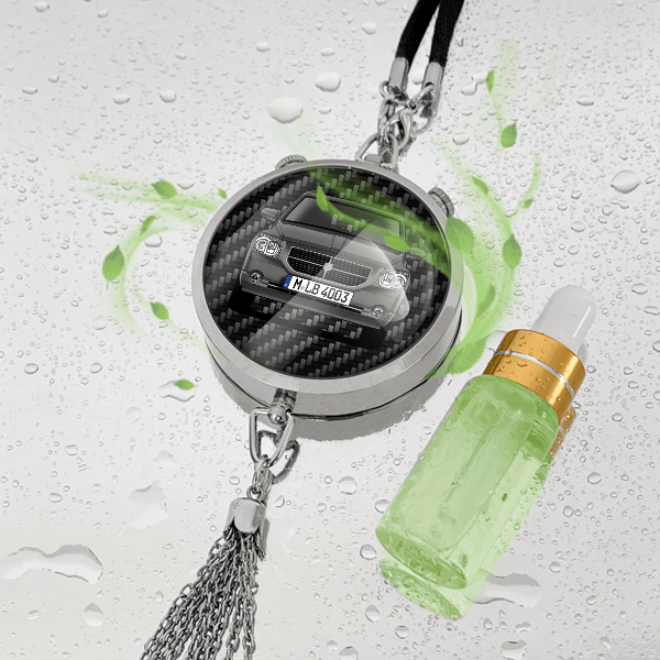 Caliber Autoduft personalisiert mit Auto u. Kennzeichen! Chrom, S