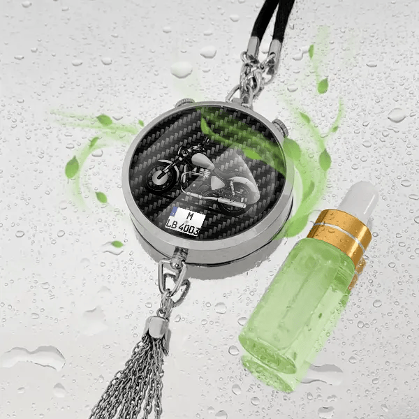 Super Meteor 650 Autoduft personalisiert mit Motorrad u. Kennzeichen! Chrom, S