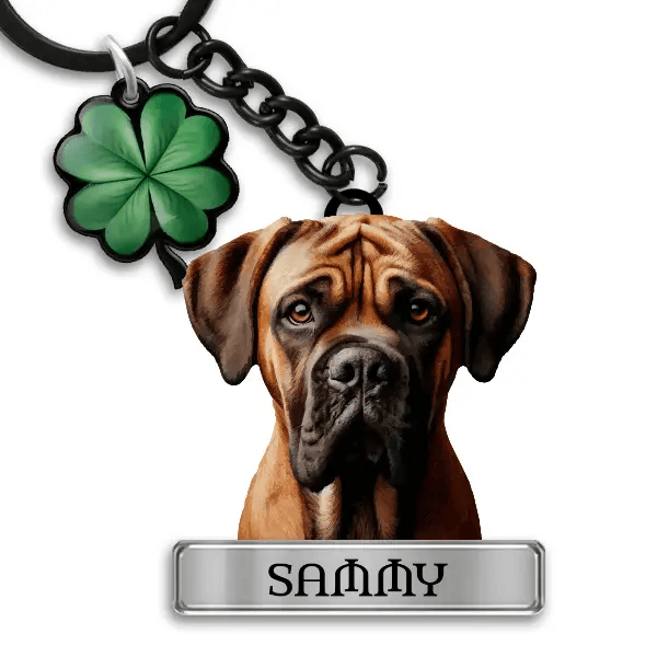 Cane Corso Schlüsselanhänger personalisiert mit Haustier u. Namen!