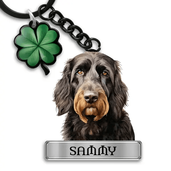 Otterhound Schlüsselanhänger personalisiert mit Haustier u. Namen!