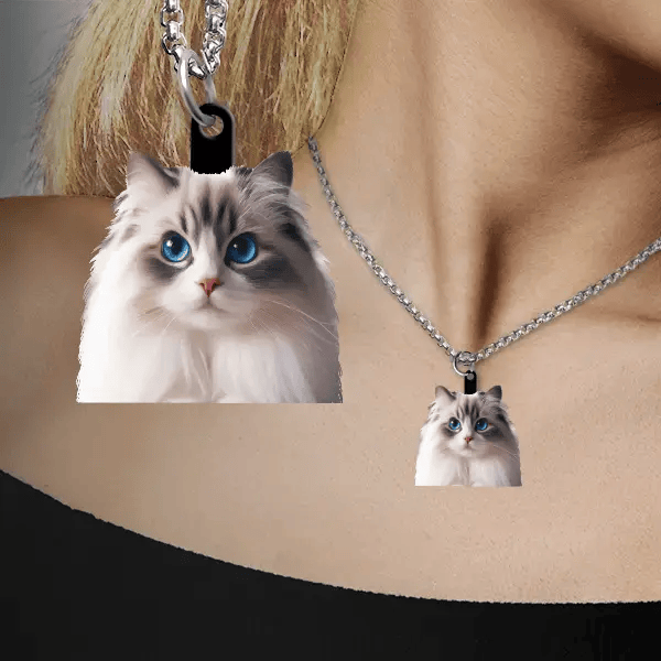 Birman Halskette personalisiert mit Haustier!