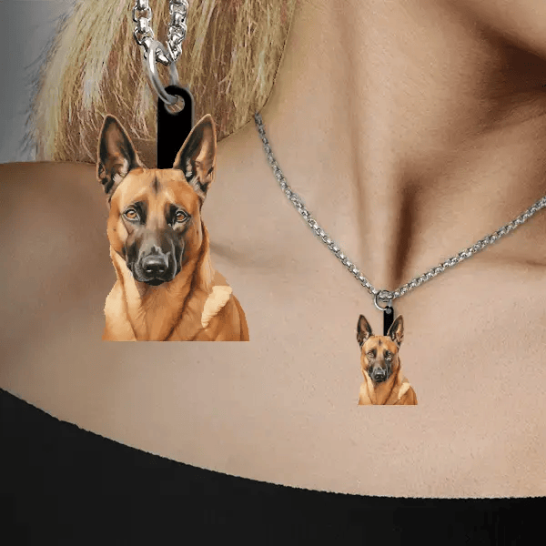 Malinois Halskette personalisiert mit Haustier!