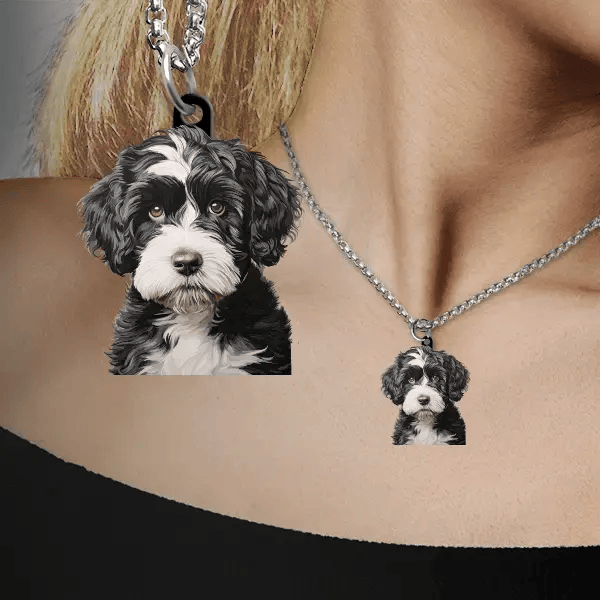 Portuguese Water Dog Halskette personalisiert mit Haustier!