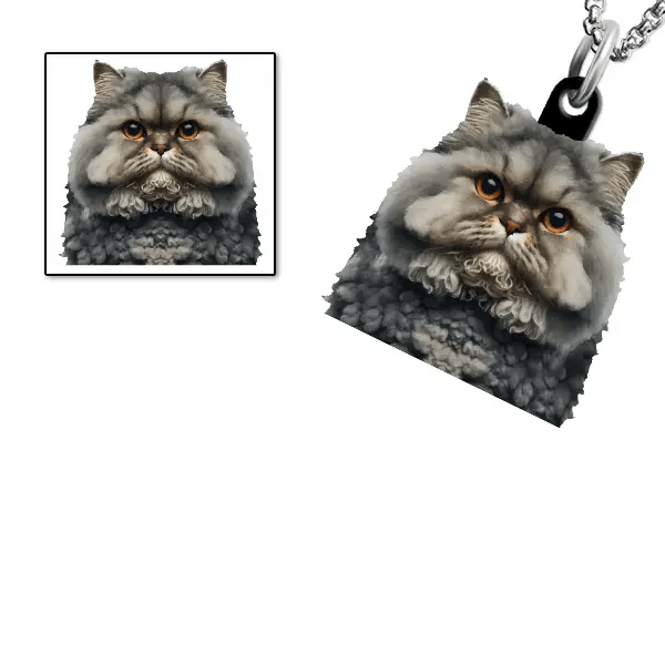 Selkirk Rex Halskette personalisiert mit Haustier!