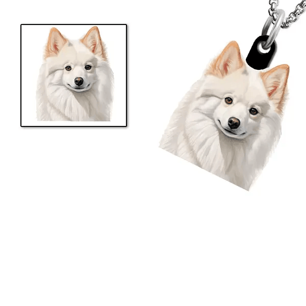 American Eskimo Dog Halskette personalisiert mit Haustier!