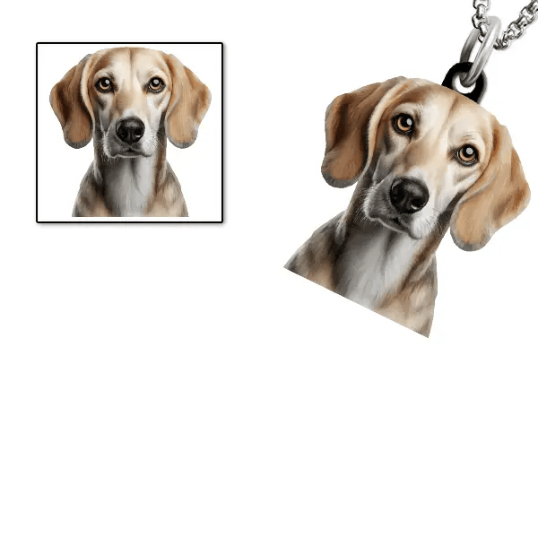 Slovak Hound Halskette personalisiert mit Haustier!