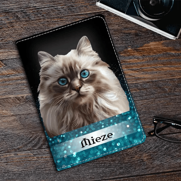 Ragdoll Impfpasshülle personalisiert mit Haustier u. Namen!