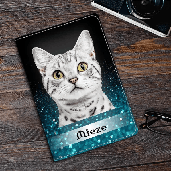 Egyptian Mau Impfpasshülle personalisiert mit Haustier u. Namen!