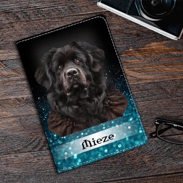 Leonberger Impfpasshülle personalisiert mit Haustier u. Namen!