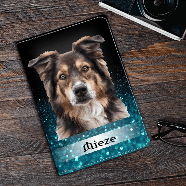 Old German herding dogs Impfpasshülle personalisiert mit Haustier u. Namen!