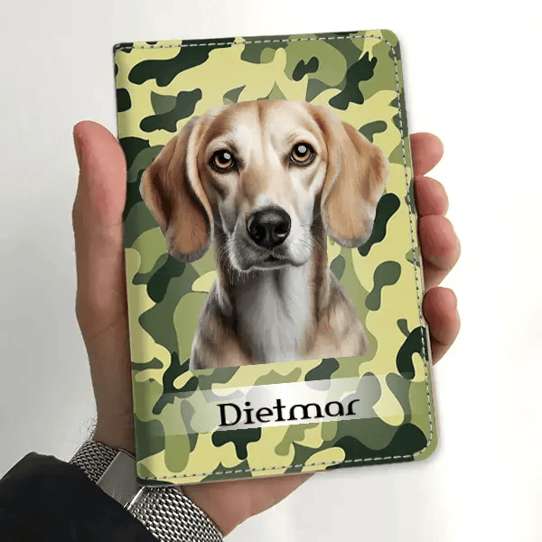 Slovak Hound Impfpasshülle personalisiert mit Haustier u. Namen!