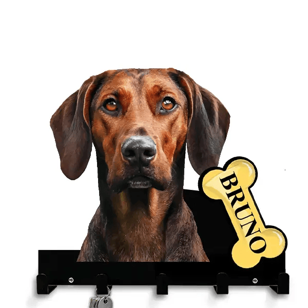Plott Hound Schlüsselbrett personalisiert mit Haustier u. Namen!