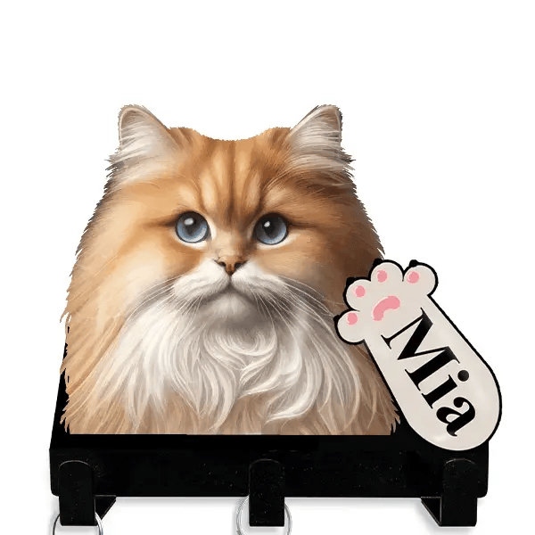 British Longhair Leinenhalter personalisiert mit Haustier u. Namen!