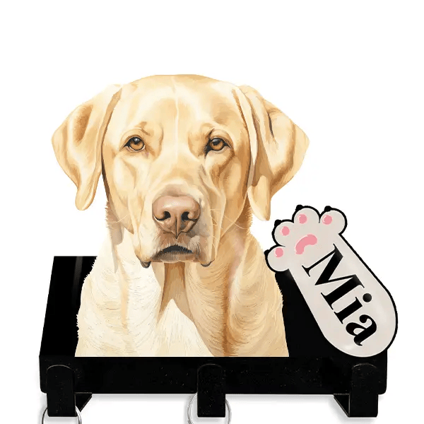 Goldador Leinenhalter personalisiert mit Haustier u. Namen!