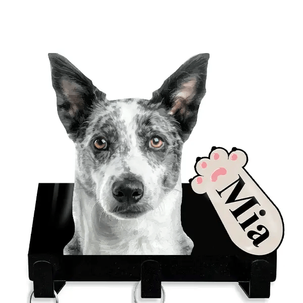 Canaan Dog Leinenhalter personalisiert mit Haustier u. Namen!